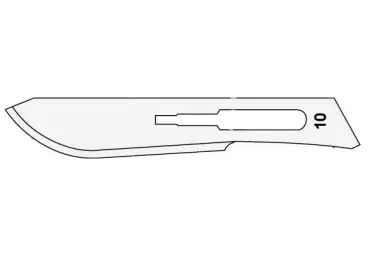 Surgeon čepelka skalpelová Carbon Steel - č. 10