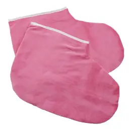 NANI froté parafínové návleky na nohy Premium - Pink