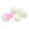 NANI houbičky Sponge + tiskátko - Pink, 5 ks