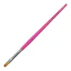 NANI štětec na gel, kočičí jazýček, vel. 6 - Glitter Pink