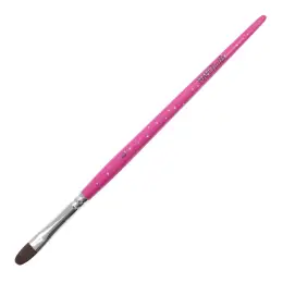 NANI štětec na gel, kočičí jazýček, vel. 8 - Glitter Pink