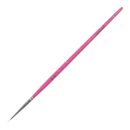 NANI zdobící štětec Kolinsky, vel. 10/0 - Glitter Pink