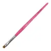 NANI štětec na gel Kolinsky, zkosený, vel. 6 - Glitter Pink