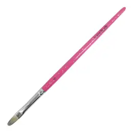 NANI štětec na gel, kočičí jazýček, vel. 6 - Glitter Pink