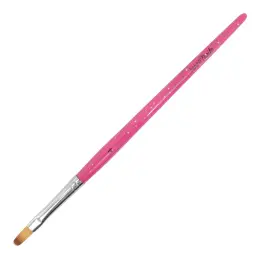 NANI štětec na gel, kočičí jazýček, vel. 4 - Glitter Pink