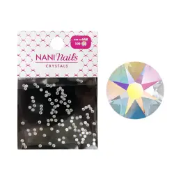 NANI kamínky SS6 100 ks - Crystal AB