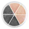 NANI zdobení karusel "kaviár" - Rose Gold/Gun Grey