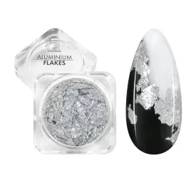 NANI zdobení Aluminium Flakes - Silver