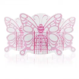 NANI šablony na nehty Butterfly Short, 100 ks