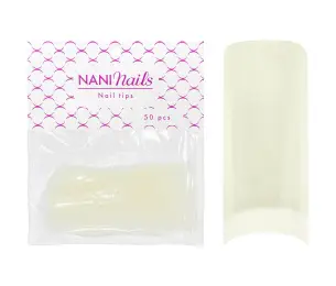 NANI tipy č. 0, krátká lep. plocha 50 ks - Natural