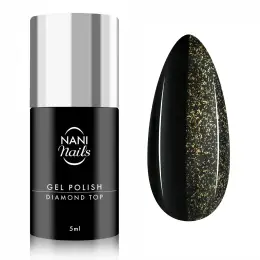 NANI gel lak 5 ml - Diamond Top Gold