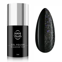 NANI gel lak 5 ml - Diamond Top Silver