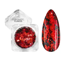 NANI leštící pigment Chromatic Flakes - Red