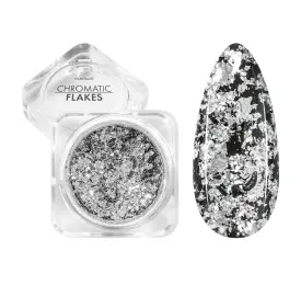 NANI leštící pigment Chromatic Flakes - Silver