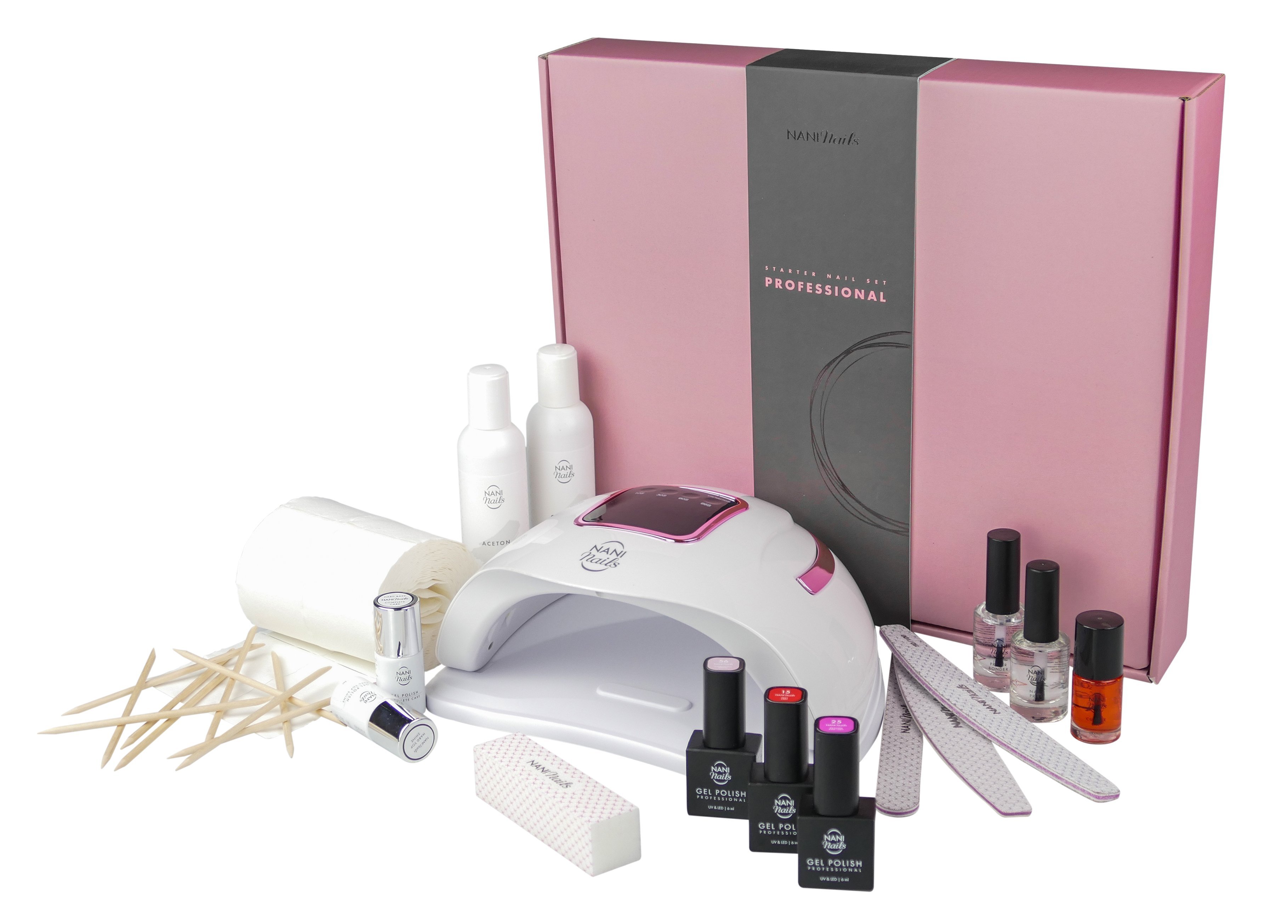 NANI gel lak sada Professional - 72 W
