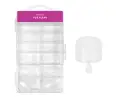 NANI gel tipy v boxu, 120 ks, 10 vel. - Toe Clear
