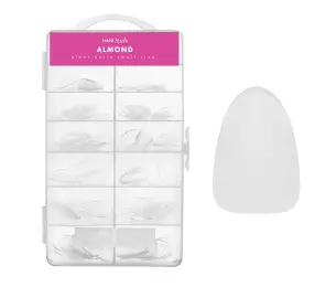 NANI gel tipy v boxu, 120 ks, 10 vel. - Mandle Clear, extra krátké