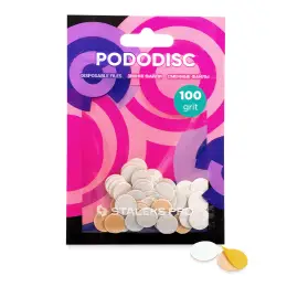 STALEKS Pododisk XS - jednorázové pilníky na pedikúru - 100