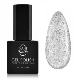 NANI gel lak 6 ml - Bright Silver