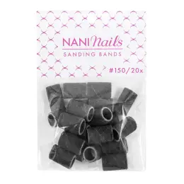 NANI brúsne valčeky, 20 ks - Hrúbka 150, Black